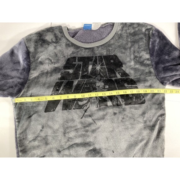 Star Wars Women's Gray Pullover Long Sleeve Crew Neck Soft Fleece Size L (11-13) - Picture 4 of 12